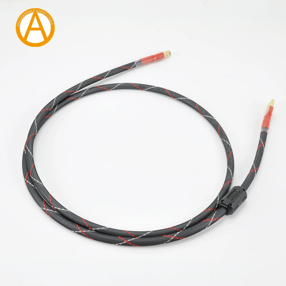 UC09 HiFi USB Cable 4N OFC USB Cable Type A To B USB Audio Data Cable Neutral Sounding For DAC XMOS Amanero USB Interface Cable UC09 HiFi USB Cable 4N OFC USB Cable Type A To B USB Audio Data Cable Neutral Sounding For DAC XMOS Amanero USB Interface Cable