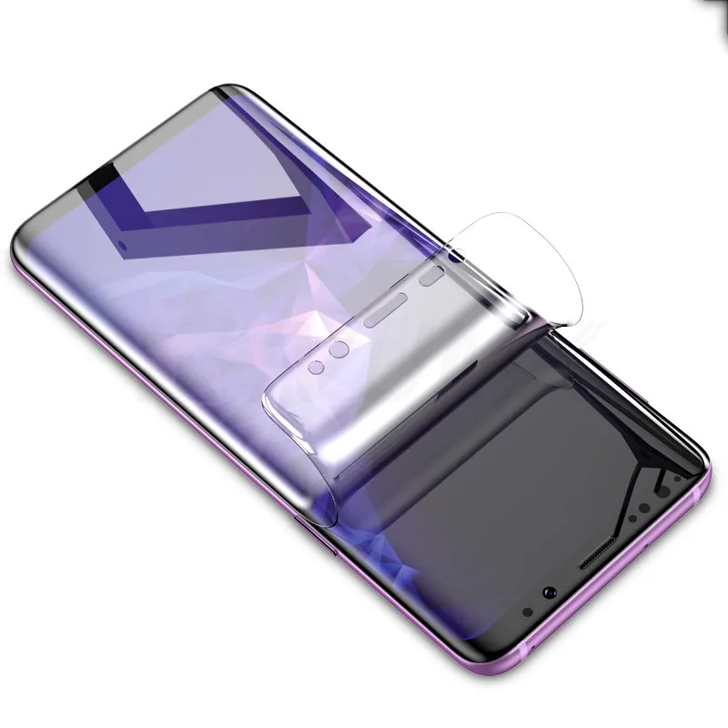 9D Full Cover Screen Protector Film For Samsung Galaxy S8 S9 Note 8 9 S7 S9 S8 A6 A8 Plus 2018 Protective Soft Film Not Glass