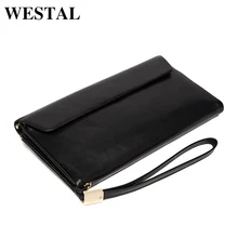 WESTAL Weiche Echtes Leder Männer Brieftasche Kartenhalter Männlichen Kupplung Männer Brieftaschen Geldbörsen Geldbörse Leder Geldbörse 8805