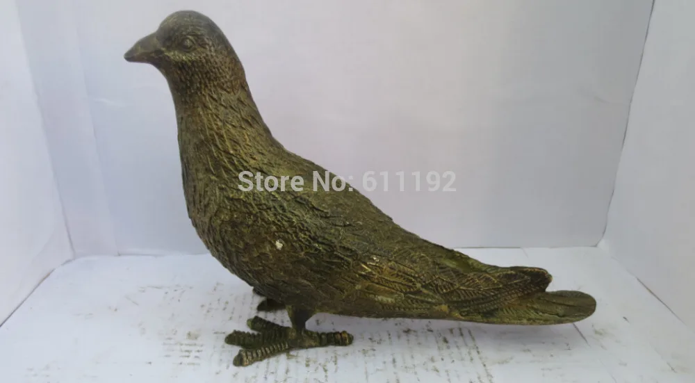 

Folk art Lifelike birds sculptures Metal crafts, Vintage animal statue,Holiday Decoration Gift