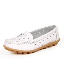 Женская обувь на плоской подошве из натуральной кожи; Повседневная обувь для мам; обувь на плоской подошве для медсестры; женская повседневная обувь для вождения; moda mujer;