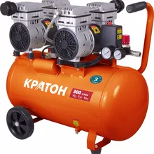 Компрессор с прямой передачей безмасляный малошумный Кратон AC-300-50-OFS