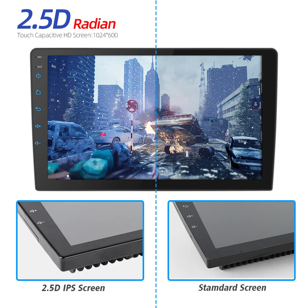  9'/10' Android 9.0 2 din Car Radio android car radio DSP 2.5D IPS Screen GPS NAVIGATION WIFI Blueto