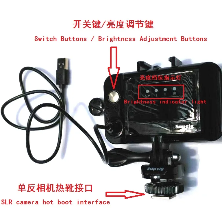 para Gopro Hero Sjcam 9 Xiaomi yi Mijia Eken H9r Ação Slr Câmera Fotografia Subaquática Lâmpada Luz Lanterna Mergulho 8765 Sj6 - 8 - Image 6