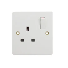 2PCS UK Socket Wallpad Crystal Glass Panel 110V-250V Switched 13A UK British Standard Electrical Wall Socket Power Outlet UK 2PCS UK Socket Wallpad Crystal Glass Panel 110V-250V Switched 13A UK British Standard Electrical Wall Socket Power Outlet UK