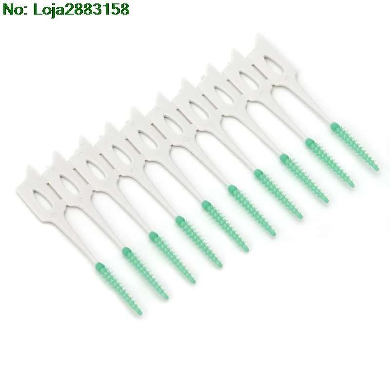 New 40Pcs Soft Clean Between Interdental Floss Brushes Dental Oral Care Tool