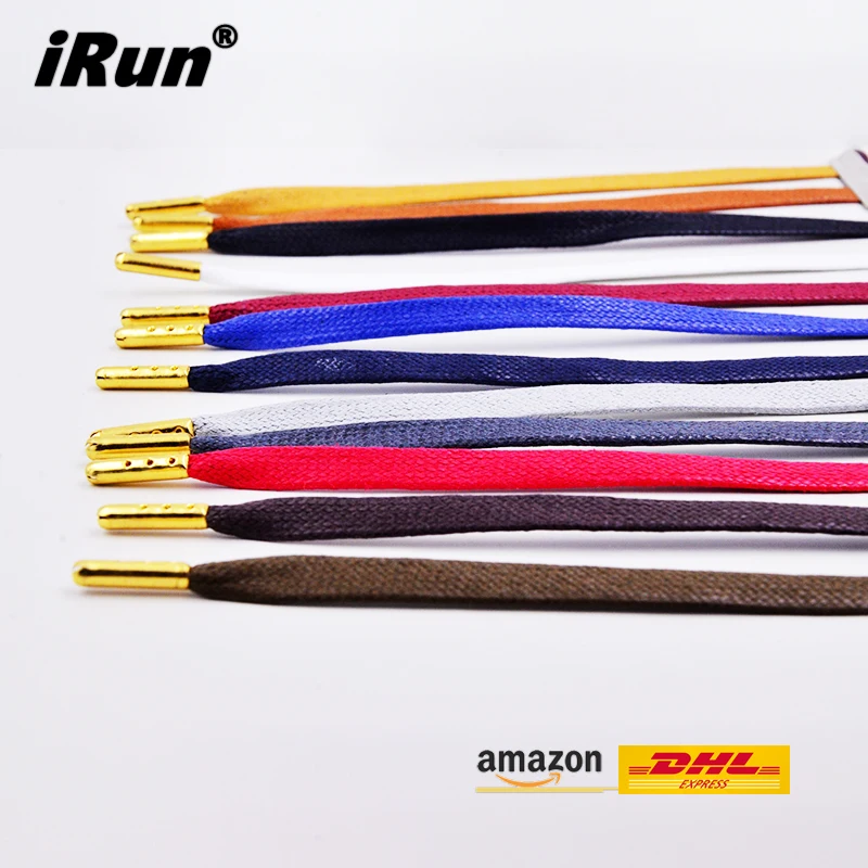 Great Looking Luxurious Leather Sneaker Flat Premium Waxed Shoelaces