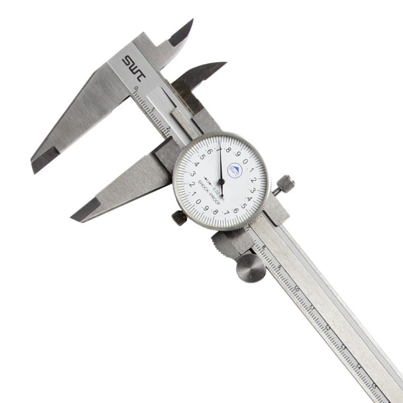 Dial Caliper 0 200mm/0.02 Metric Stainless Steel Shock proof