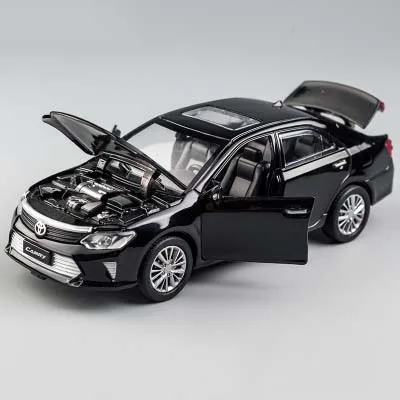 1/32 сплав Camry металлическая модель эвакуатора автомобиля игрушки Миниатюрные откатные звуковые модели игрушечных автомобилей для детей - Цвет: Черный