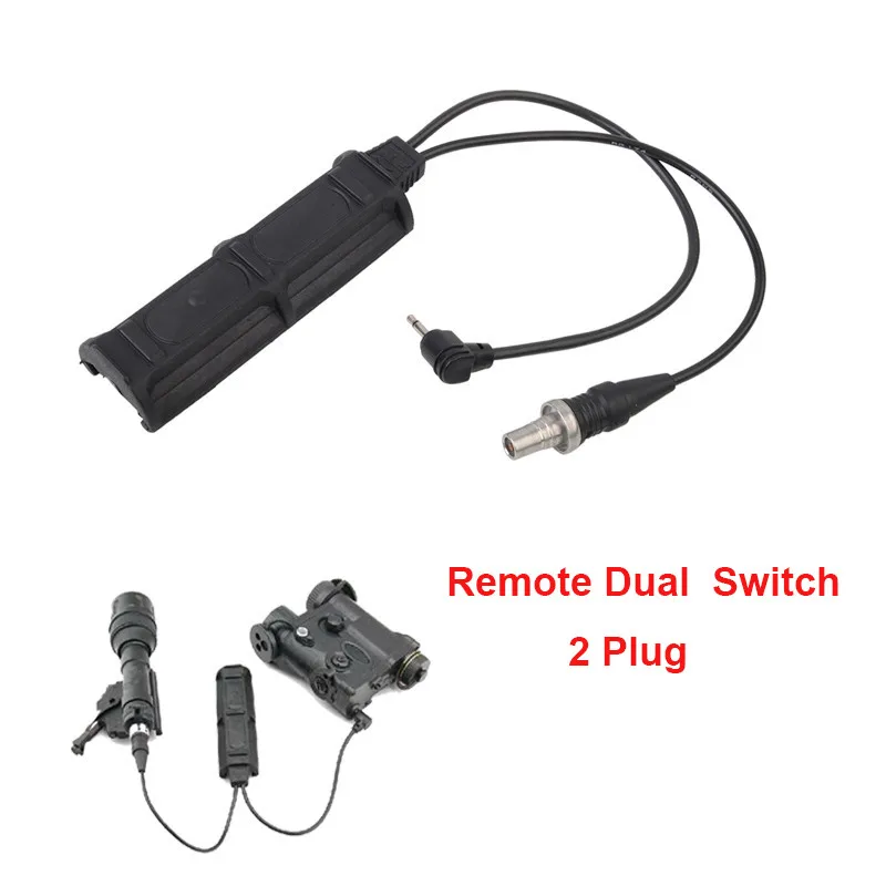 Remote Dual Switch Tactical Durable Night Evolution Military Pressure Pad for XM PEQ Hunting Weapon Light Flashlight Accessorie