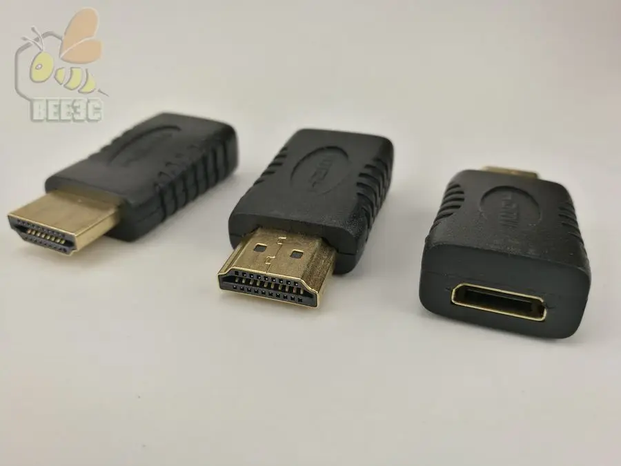 Переходник с Mini HDMI мама на папа позолоченный Соединительный кабель для HDTV 1080P Xbox