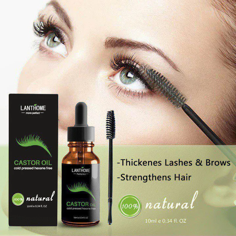 Castor Oil For Eyelashes Lasting Effective Liquid Eyelash Growth