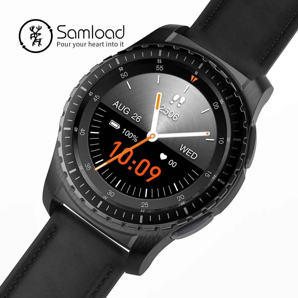 

Samload KW28 Fashion Bluetooth Smart Watch Support SIM/TF Card Men Wristwatch Fitness Tracker for iPhoneSE 5 6 7 8 Xiaomi Huawei