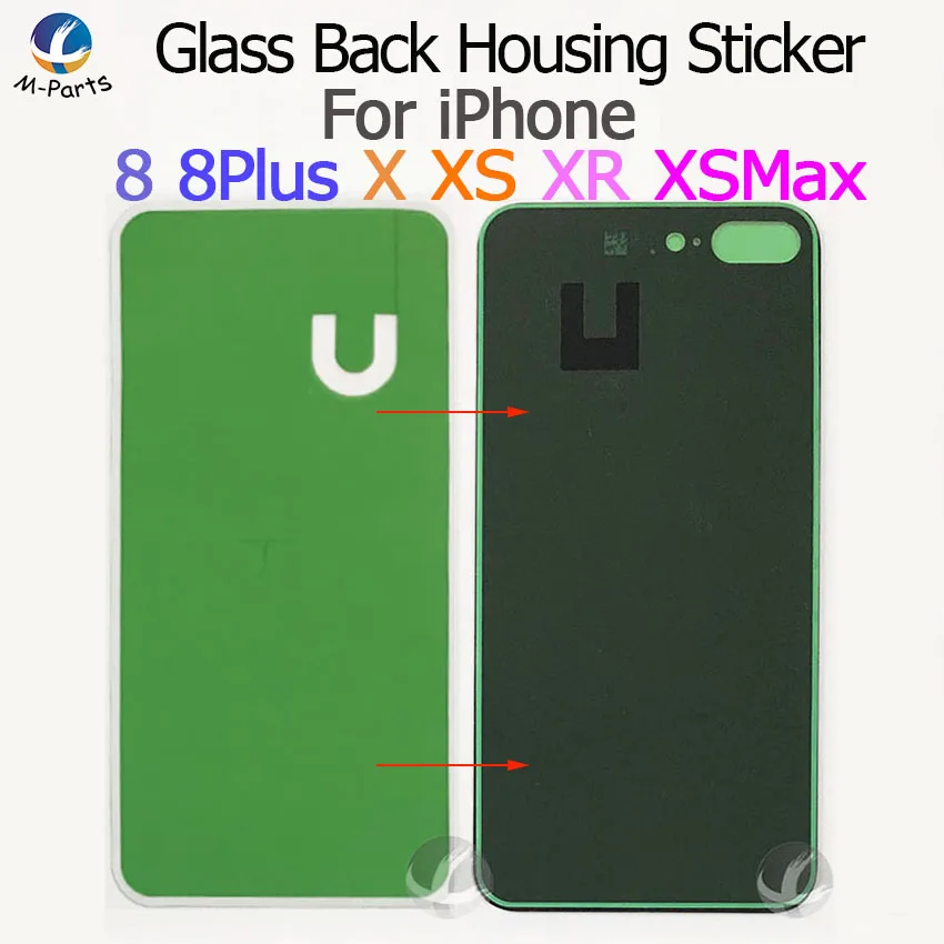 Двухсторонний клей для iPhone 8 Plus X XS XR XSM Max XSMax 8G наклейка на заднюю крышку корпуса