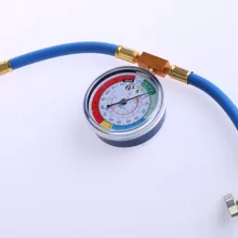 1 шт. авто автомобиль R134a перезарядки измерительный шланг с манометром Адаптер A/C хладагент зарядки трубы трубки Горячая Высокое качество