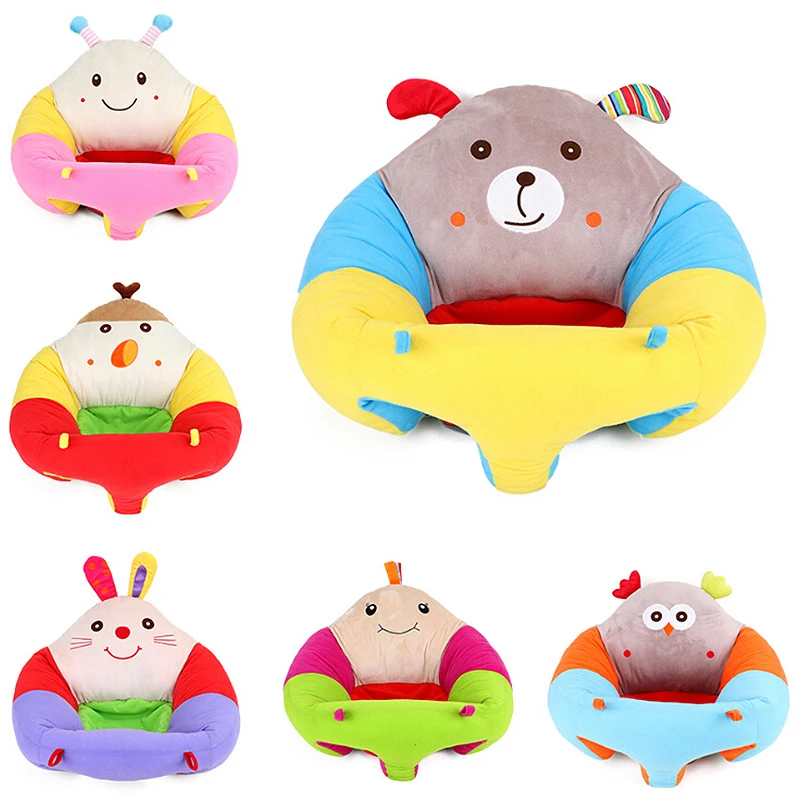 

Soft And Comfortable Baby Seats Sofa Support Seat Newborn Kids Plush Support Chair Learning To Sit Soft Plush Toys Travel Seat