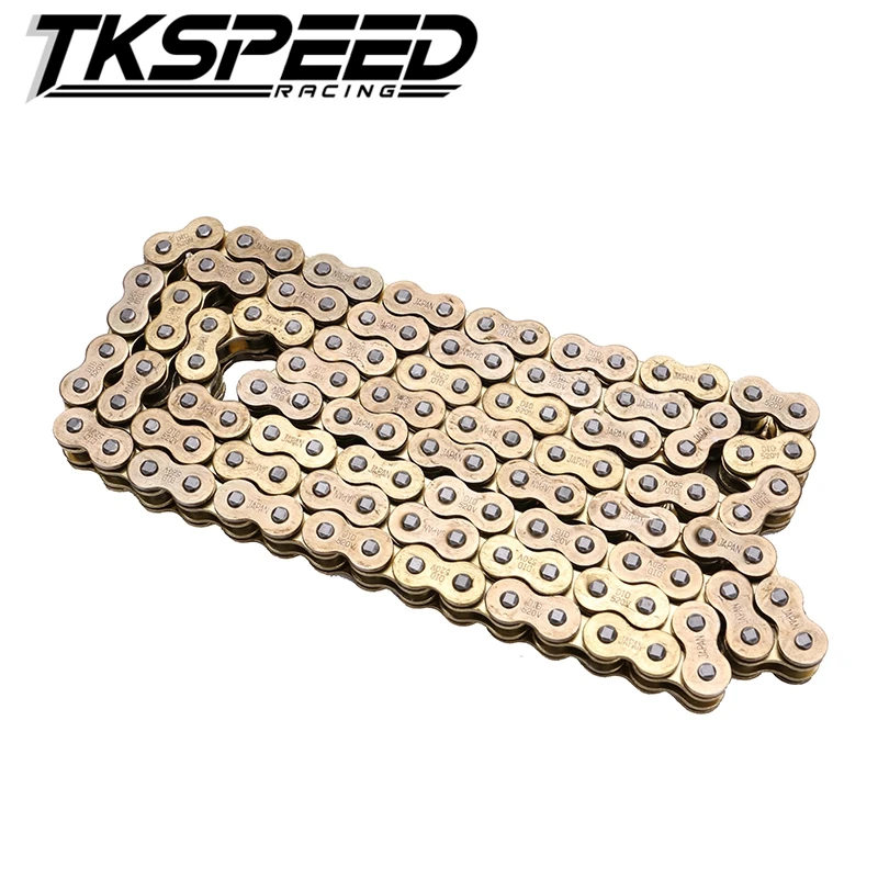 

TKSPPED DID 520 O Ring Seal Chain 120Link for Dirt Bike ATV Quad MX Motocross Enduro Supermoto Motard Racing Motorcycle