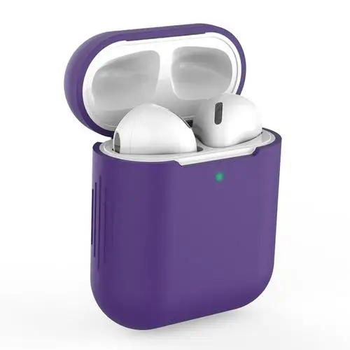 Мягкий силиконовый чехол для наушников для Apple Airpods 2, противоударный чехол, беспроводные Bluetooth наушники, защитный чехол для AirPods, чехол s - Цвет: P