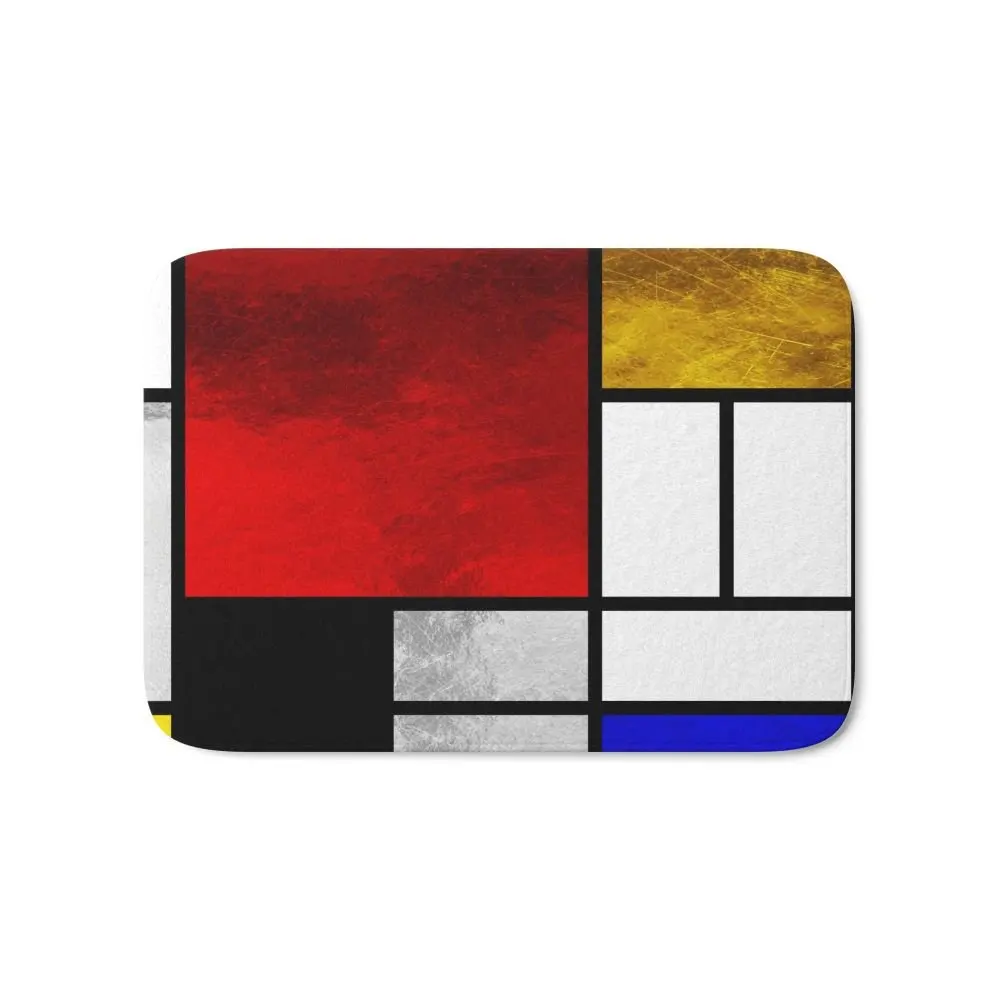 Роскошный домашний коврик для ванной Mondrian кухни внутренний открытый передний