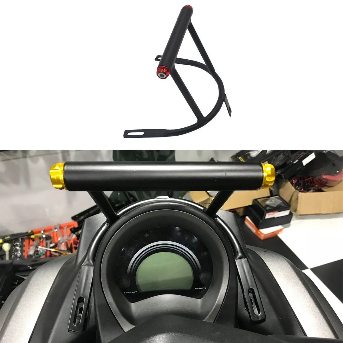 Мотоцикл NMAX держатель для навигатора кронштейн Подставка телефона Yamaha NMAX125 155 150