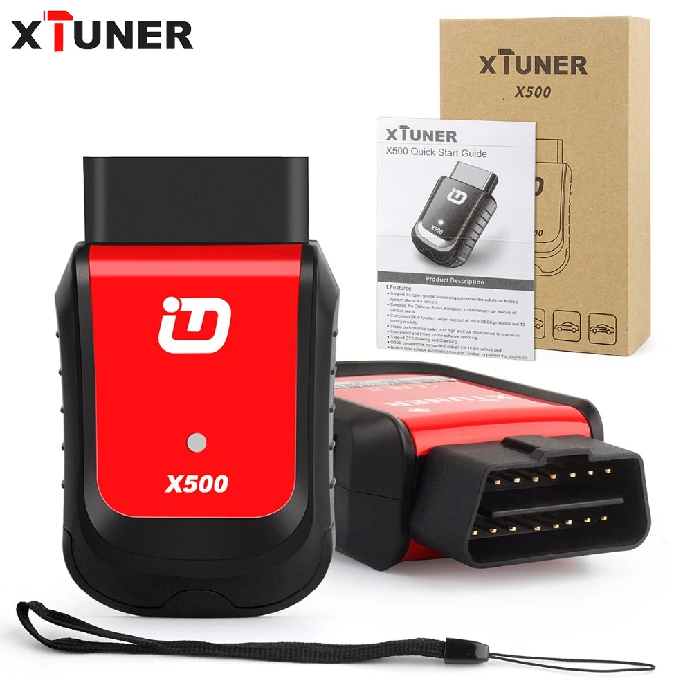 Xтюнер X500 Bluetooth диагностический инструмент работает с Android BDII автомобильный OBD2 ABS