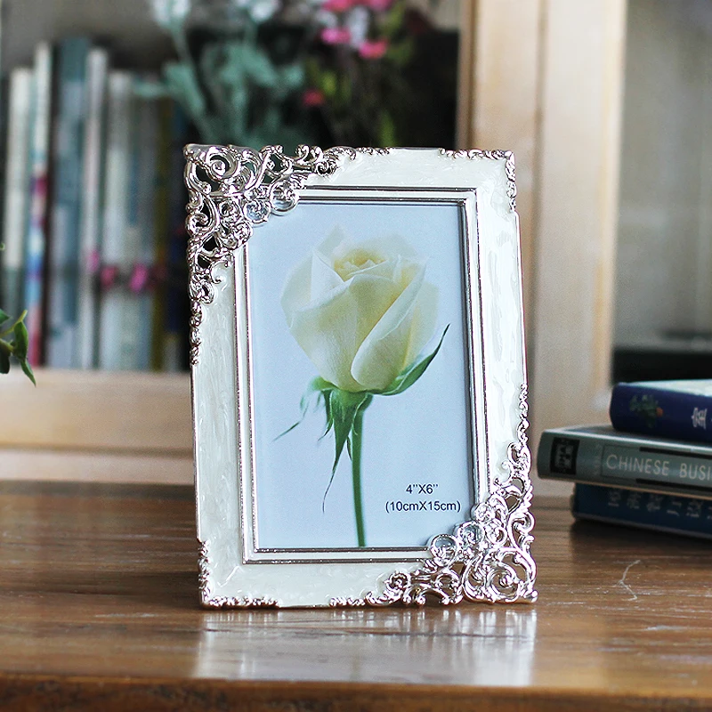 

4 inch 6 inch 7 inch metal photo frame birthday gift photo frame wedding photo set baby photo frame decoration