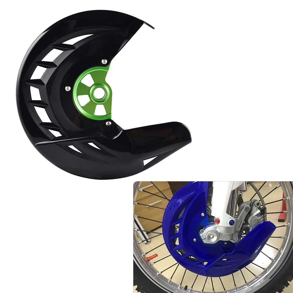 Motorcycle Front Brake Disc Guard Cover For Kawasaki KX125 KX250 06 08
