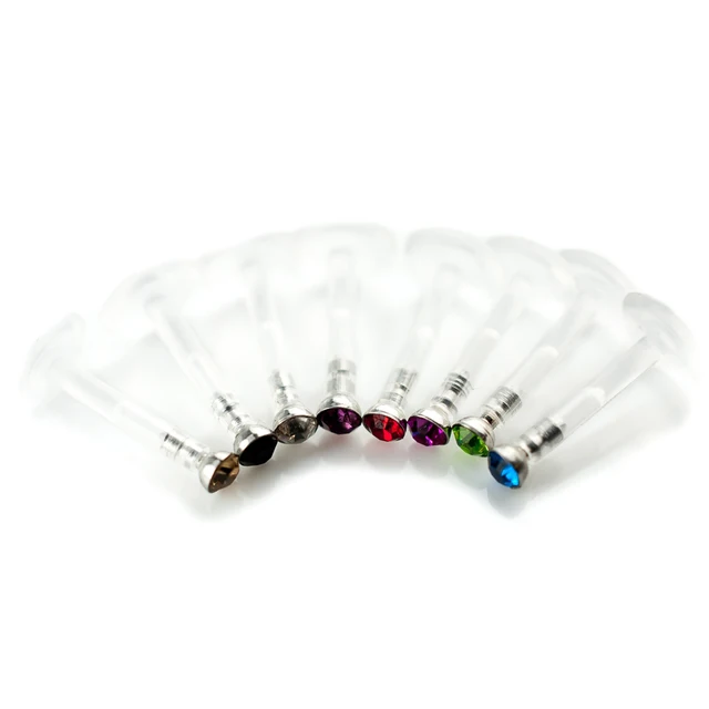 Lot of 14pcs Bioplast Flexible Labret Stud Lip Piercing Ring 16g Ear Cartilage Tragus Helix Piercing Fashion Girls Jewelry 4