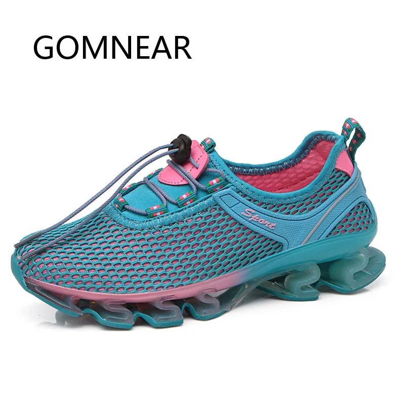 

GOMNEAR Women's Sport Shoes Mesh Light Running Shoes Outdoor Breathable Running Sneakers Cushioning Walking Jogging Shoes Female