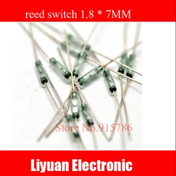 

Free Shipping! 10pc reed sensor switch / magnetic switch / Silver plated 1.8 * 7MM normally open