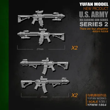 

1/35 M4 Rifle-2 Gun Resin Soldier Figure Model Accessories YFWW-1864