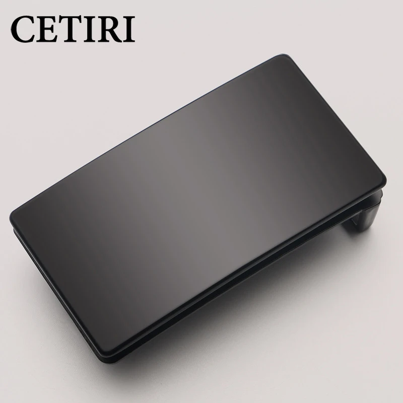 

CETIRI pin smooth belt buckle for men high quality alloy metal adaptation width 3.3cm designers fashion brand waist tape