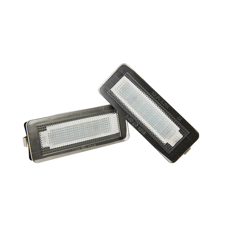 

2pcs/lot Canbus No Error Code Car-styling Accessory LED Rear Number Plate Lamps For Mercedes Benz Smart Fortwo W450 W451 W453