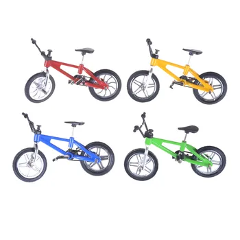 Mini Finger BMX Bicycle Flick Trix Finger Bikes Toys Tech Deck Gadgets Novelty Gag Toys For Kids Gifts BMX Bicycle Model Bike