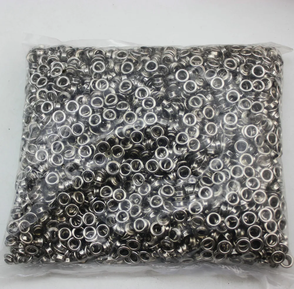 Eyelet Grommet Ring Screw Back Eyelets Metal Eyelet Buttons 200Set 3.5mm 7mm 3.5mm Metal Eyelets Buttons For Clothes Handbag Findings DIY Accessory
