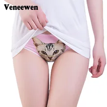 Hot Selling Cotton Panties Women’s Underwear Briefs 3D Printing Panty Cat Panties Sexy Girls Lingerie Intimates Women calcinha