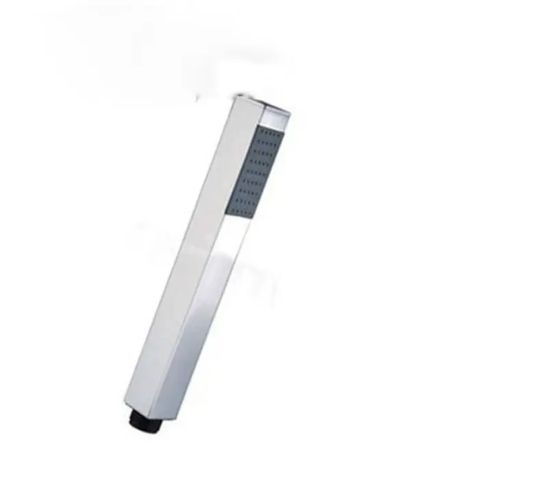Free Shipping Square Straight Chrome Finish Handheld Shower Head Hand