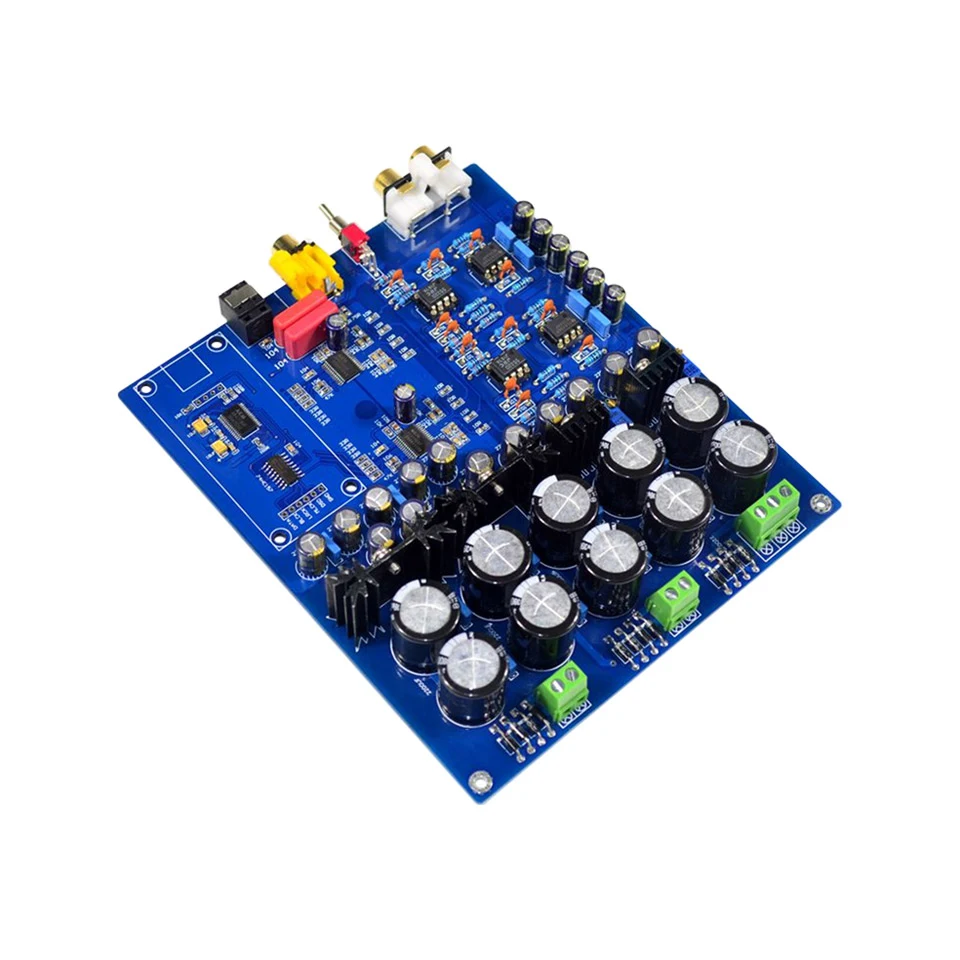 Dual Chip AK4396VF+AK4113 DAC Decoder Support Fiber Coaxial Decoding Board For Power Amplifiers Dual Chip AK4396VF+AK4113 DAC Decoder Support Fiber Coaxial Decoding Board For Power Amplifiers