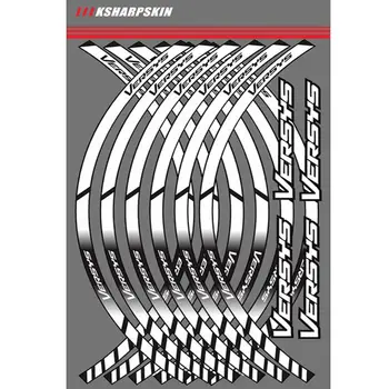 

Motorcycle Wheel Rim Decals Wheel Reflective Stickers Stripes For Kawasaki Versys