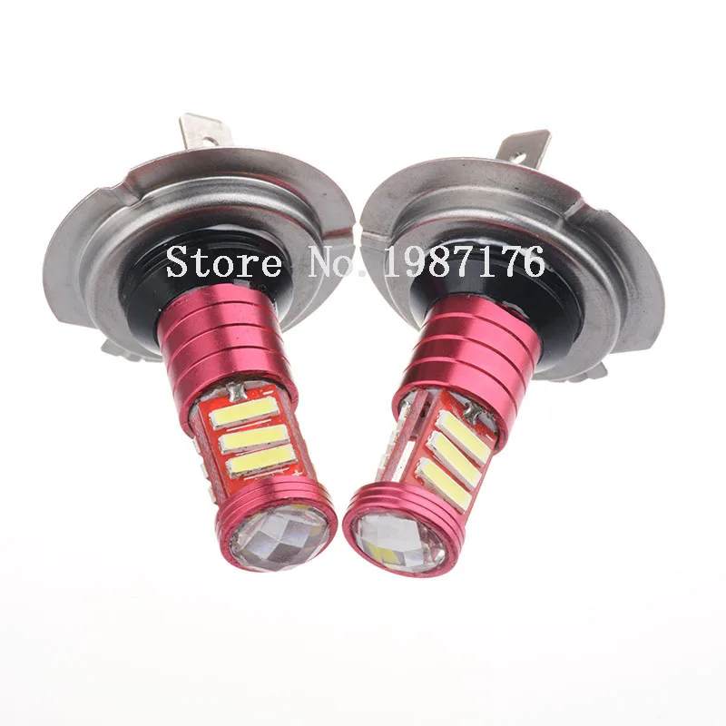 2 X H7 PX26D холодный белый 550 люменов 7020 11 SMD Мотоцикл Авто фара Лампа мотоцикл