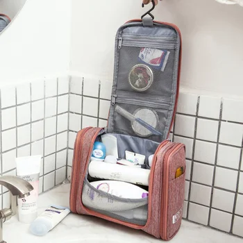 

Travel Toiletry Wash Cosmetic Bag Women Necessaire Makeup Storage Organizer Trip Beautician Make Up Pouch Case Accessories Stuff