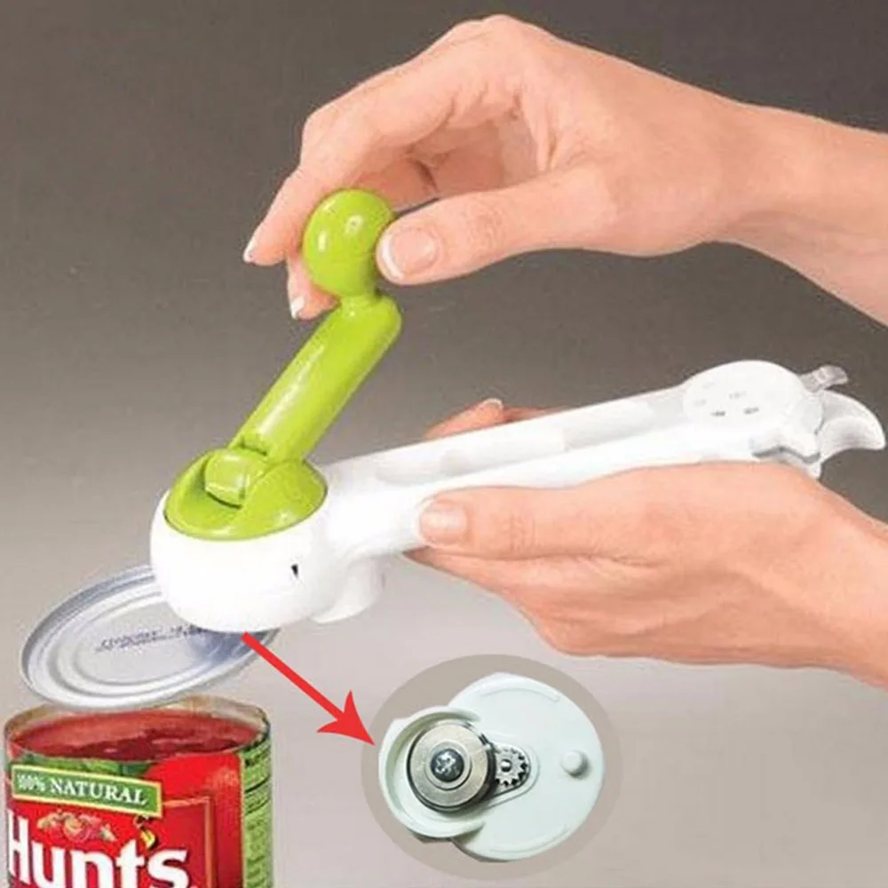 6 Ways Universal Can Opener For Opening Jar Can Bottle Wine Kitchen