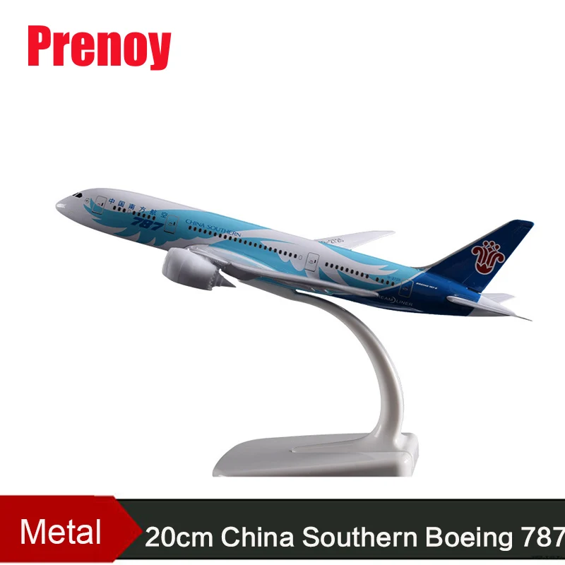 

20cm B787 China Southern Airlines Alloy Aircraft Model Boeing 787 Metal Airplane Airbus Plane Chinese Collection Boeing 747 Mode