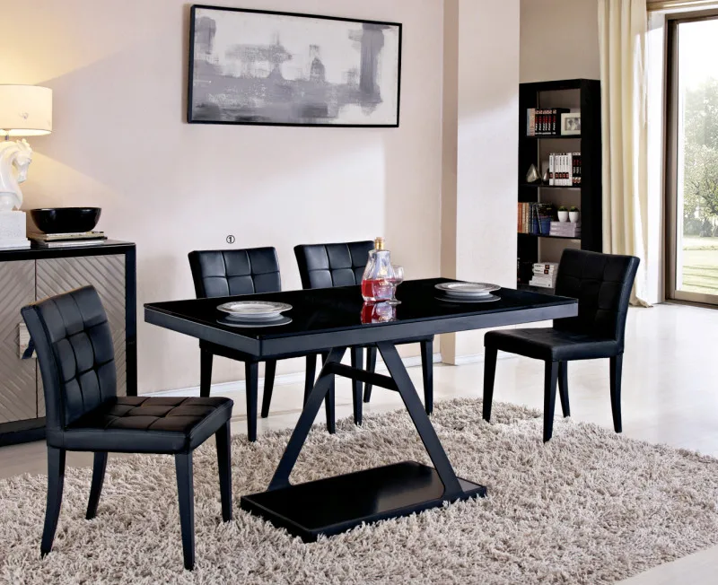 Wholesale Cheap restaurant dining table with attached chairin Dining