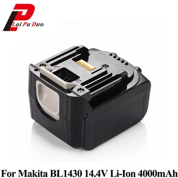 

14.4v 4.0Ah Li-Ion Replacement power tool battery for MAKITA:BL1430,BTD130,LXT200,194066-1,BL1415,194065-3,BDF440RFE