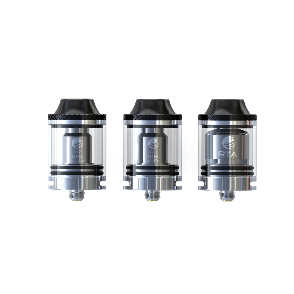 

100% Original IJOY Tornado 150 SubOhm RTA Tank 4.2ml Capacity Tornado Rebuildable Atomizer with 0.3ohm RTA Coil Ecigs Vape Tank