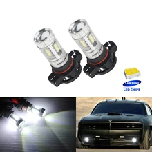ANGRONG 2x SAMSUNG H16 PS19W 5202 9009 Bulbs LED Projector SideLight Fog Daytime Light