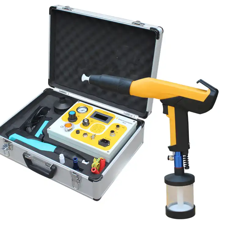 Portable Powder coating test machine test gun Electrostatic Powder