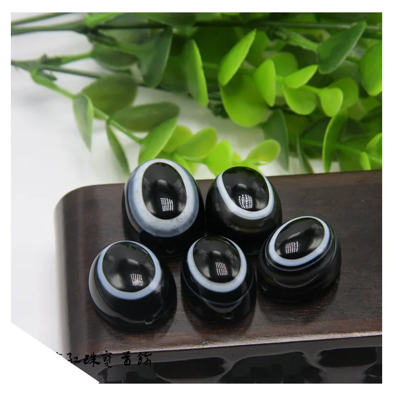 

Natural onyx eyes pendants agates crystal straight hole locket DIY charm jewelry wholesale free shipping 1 PCS