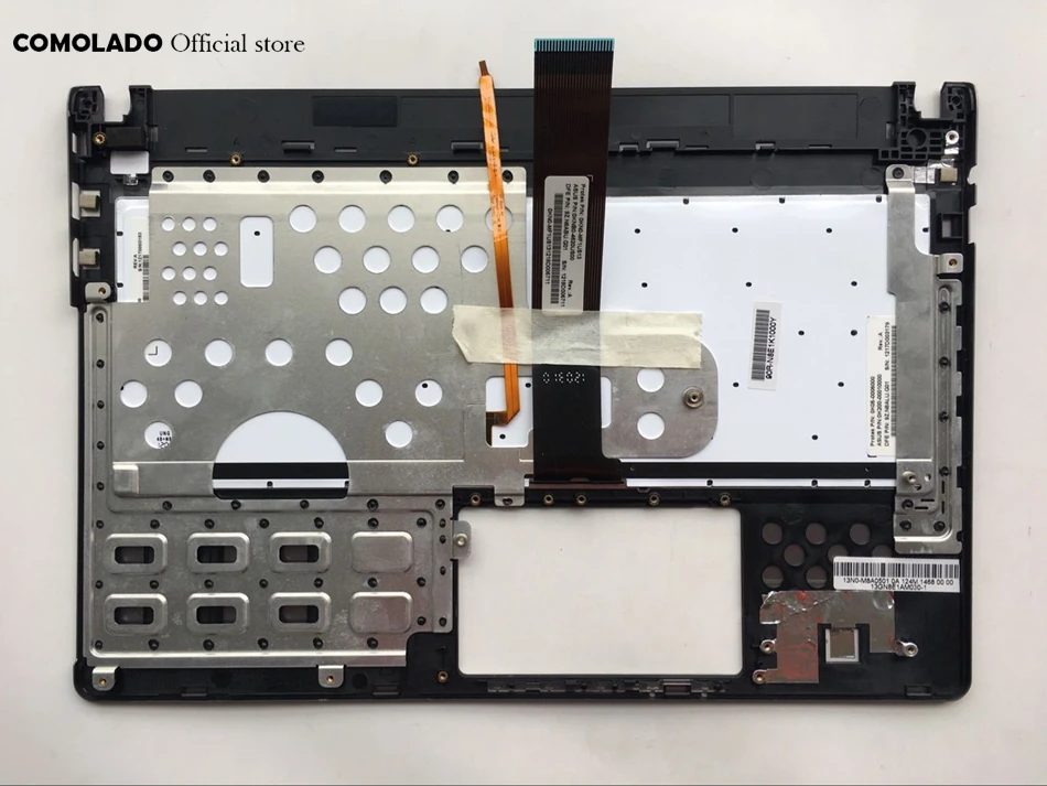 US English Backlit laptop Keyboard For ASUS U47 U47A U47VC silver with C shell palmrest Upper cover US Layout